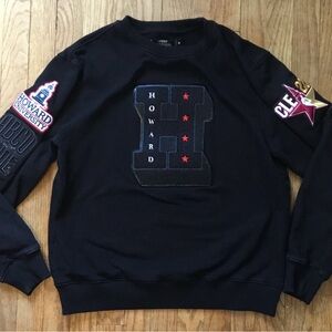 Howard University Black Crewneck Sweater